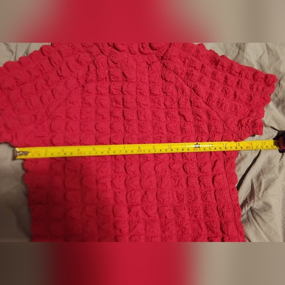 Chic Textured Pink Mini‎ Dress - Picture 3 of 3